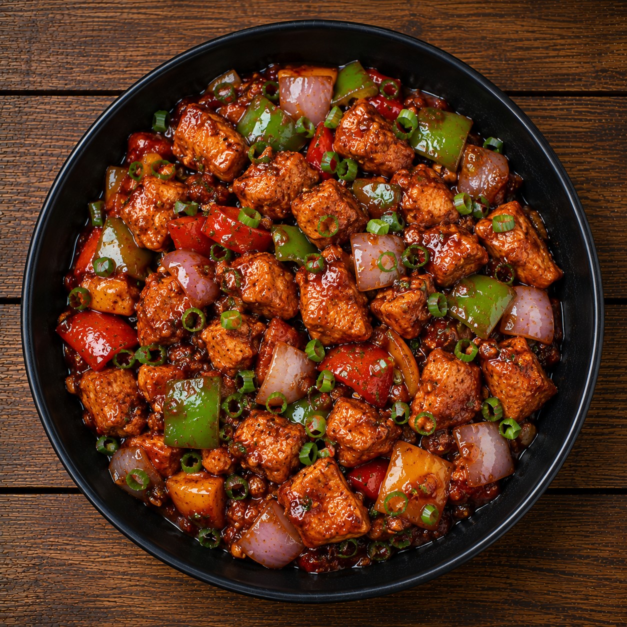 Chicken in Schezwan Sauce